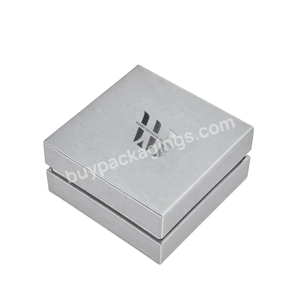 Wholesale Full Printing Matte White Rigid Tassel Earrings Packing Lid And Baes Gift Box Packaging With Foam Insert