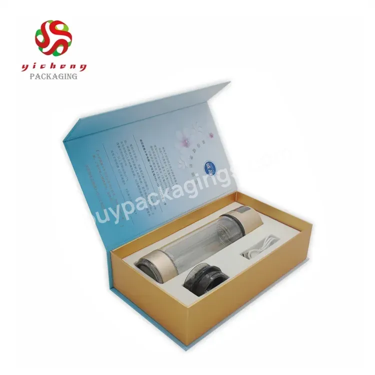 Wholesale Gift Paper Box Custom Logo Printed Paper Packaging Gift Box For Mug Water Cup Bottle