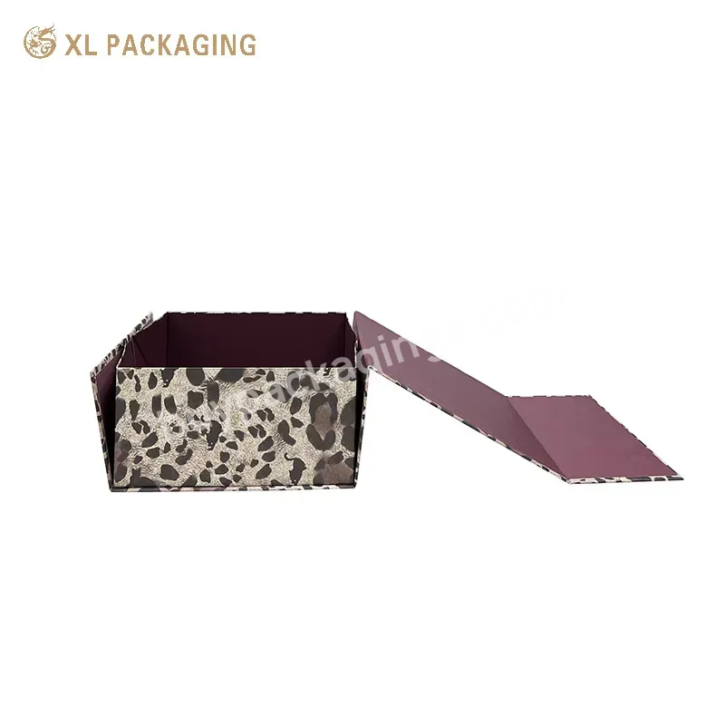 Wholesale Leopard Print Women Handbag Packaging Boxes Magnetic Folding Paper Box Red Clothing Box For Gifts - Buy Wholesale Leopard Print Women Handbag Packaging Boxes Magnetic Folding Paper Box,Magnetic Folding Paper Box,Red Clothing Box For Gifts.