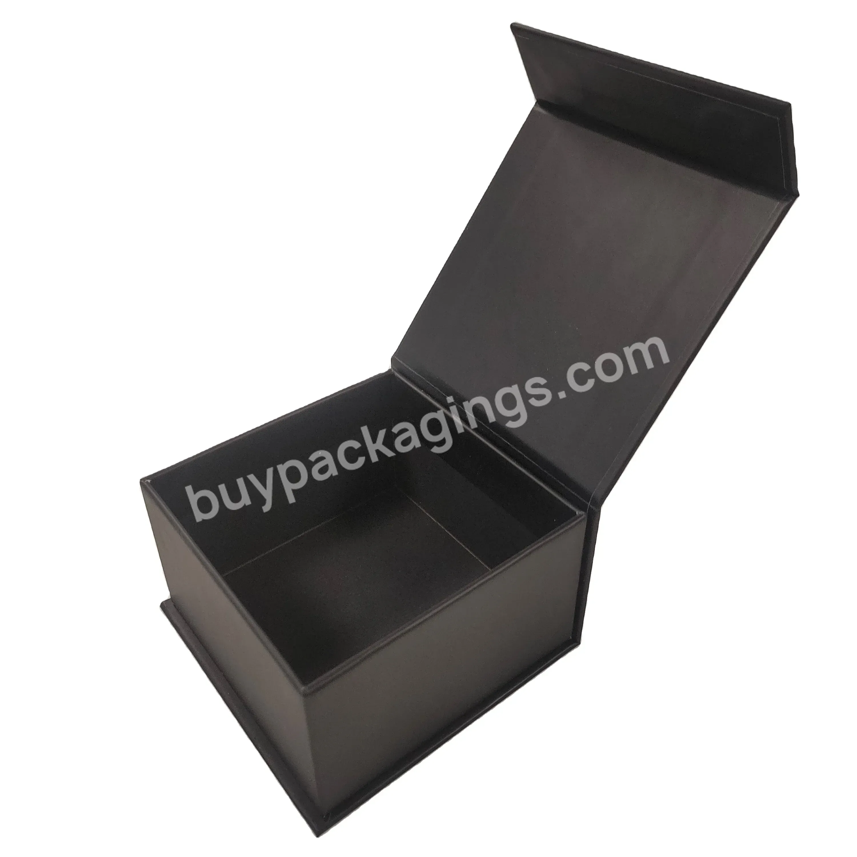 Wholesale Luxury Custom Black Shipping Magnetic Cardboard Packaging Gift Box