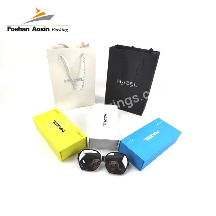 Wholesale Magnetic Closure Hard Cardboard Eyewear Case Gift Box Exquisite Sunglass Packaging Flip Box With Logo Bag - Buy Flip Box,Exquisite Sunglass Packaging Box,Flip Packaging Boxes.