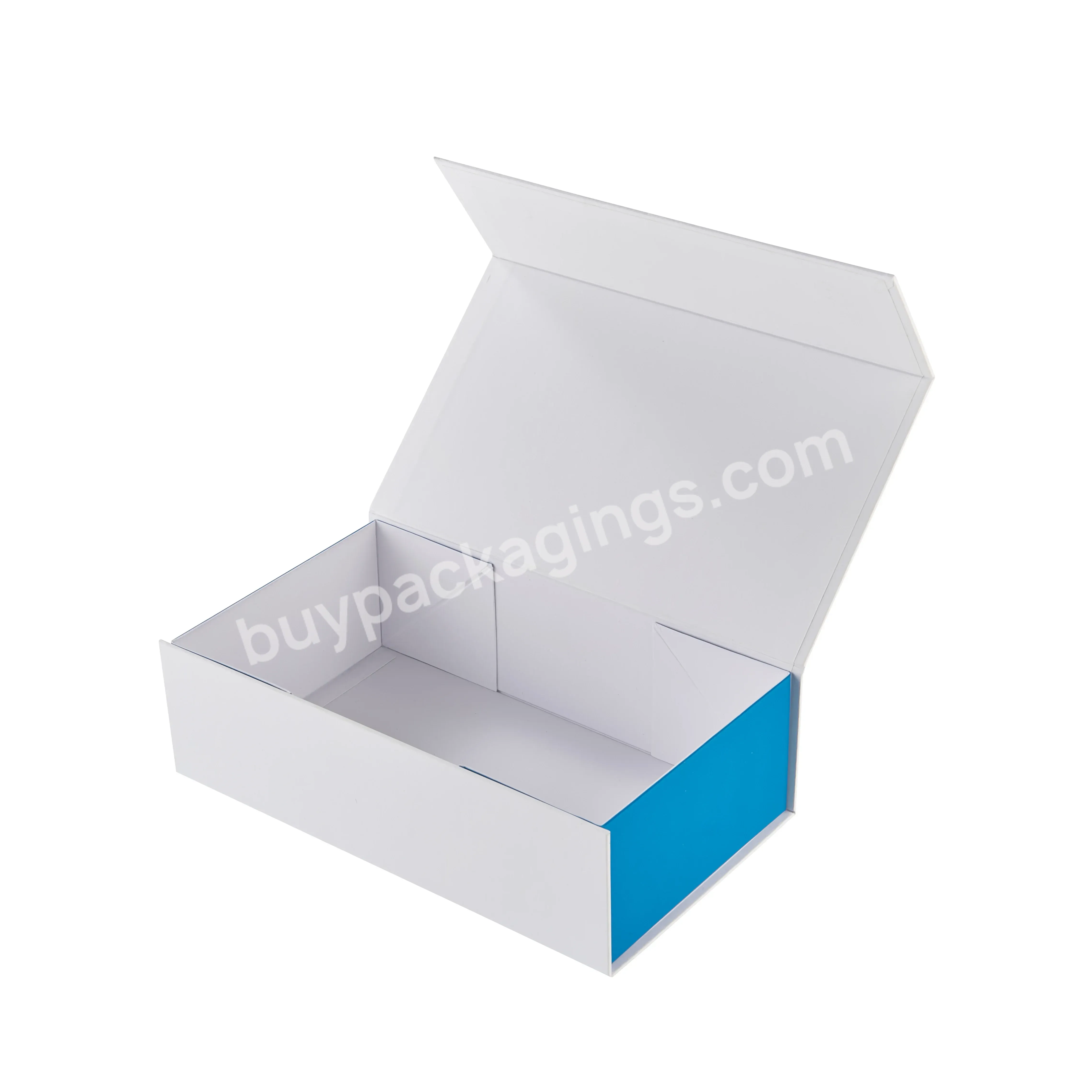 Wholesale Price Custom Rigid Magnetic Close Boxes Folding Paper Flat Pack Box Luxury Gift Box Free Sample