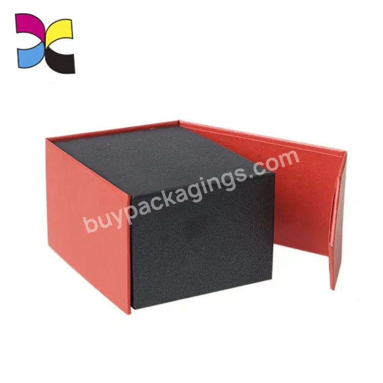 Wholesale Printed Red And Black Cardboard Custom New Product Luxury Cosmetic Package Box