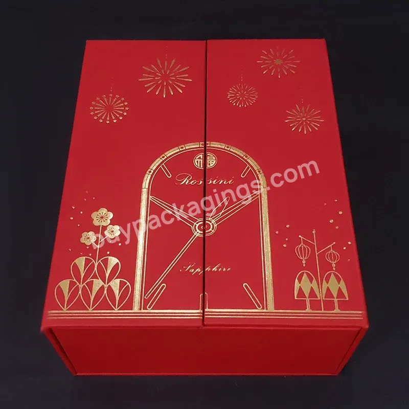 Wholesale Red Luxury Custom Logo Paper Cardboard Jewelry Gift Packaging Boxes Watch Magnetic Box - Buy Paper Cardboard Box,Gift Packaging Boxes,Magnetic Box.