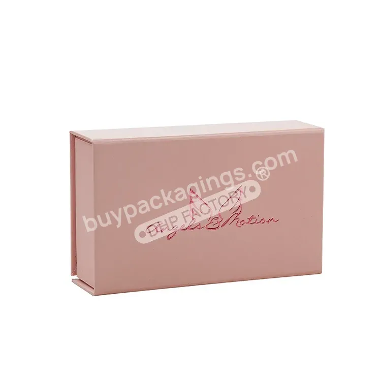 Wholesale Rigid Paper Pink Box Custom Logo Luxury Jewelry Necklace Earrings Brooch Gift Packaging