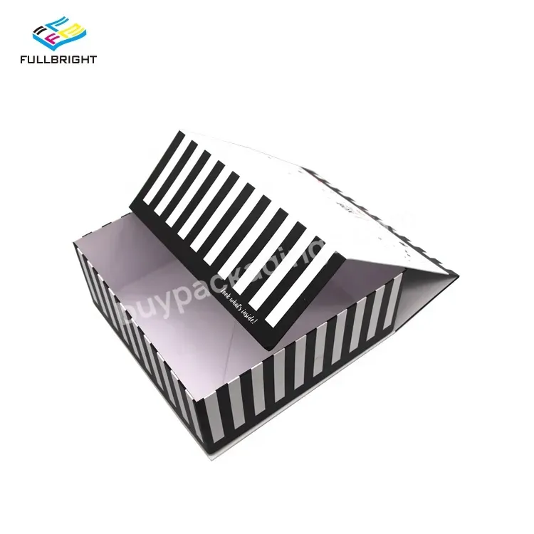 Wholesale Sustainable Collapsible Folding Clothe Shoe Storage Cardboard Paper Box Packaging In Stock