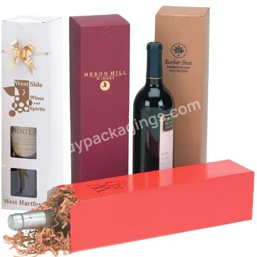 Wine Box Packaging / Cool And Cute Red Wine Packaging Box