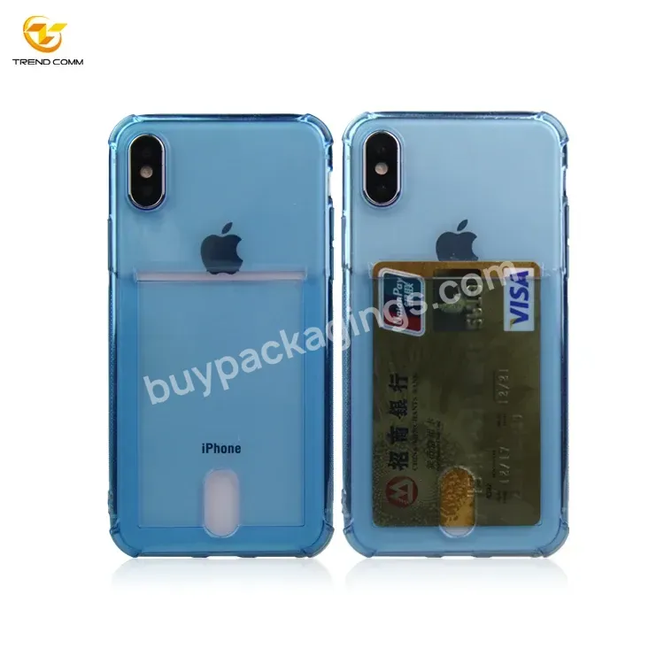 With Wallet Xs Max Phone Casing Transparent For Iphone Case Clear Soft - Buy For Iphone Case Clear Soft,Clear Phone Case Transparent,Phone Case With Wallet.